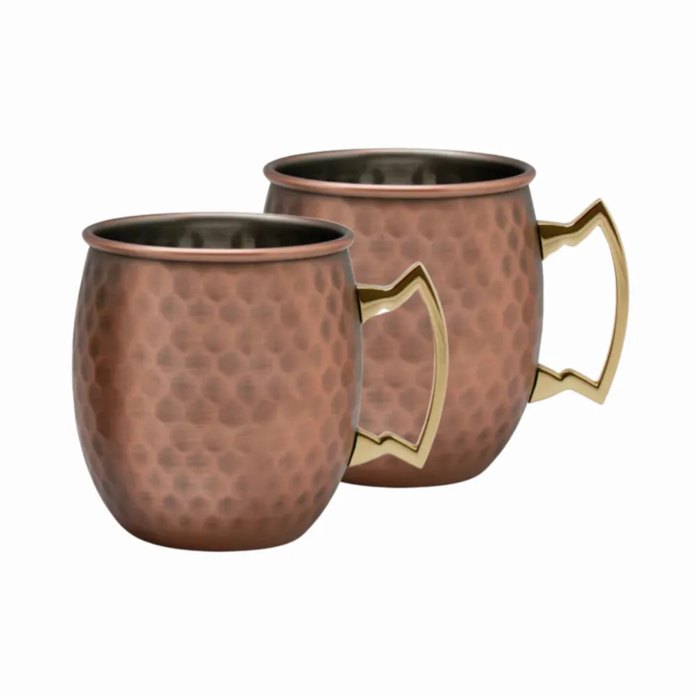 Kit 2 Mug Cobre Martillado WAYU