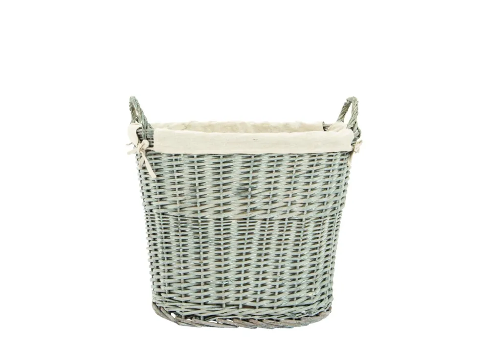 Cesta de troncos de mimbre Practo Home