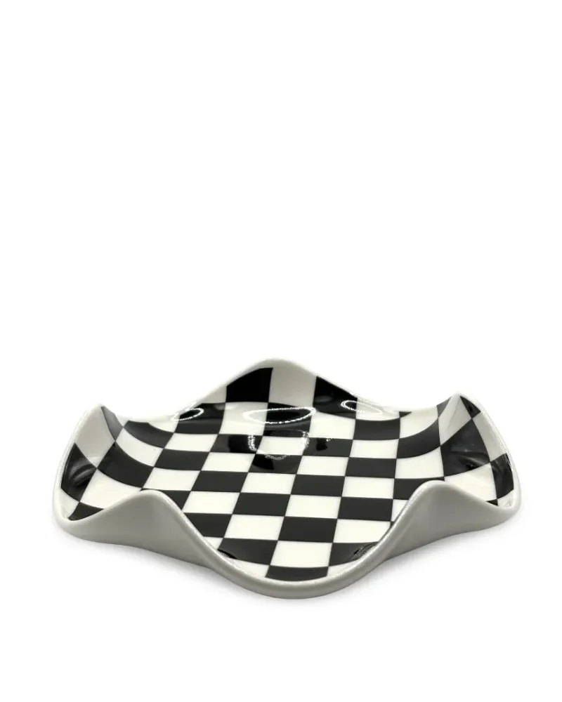 Joyero de cerámica Gingham Pot & Decor