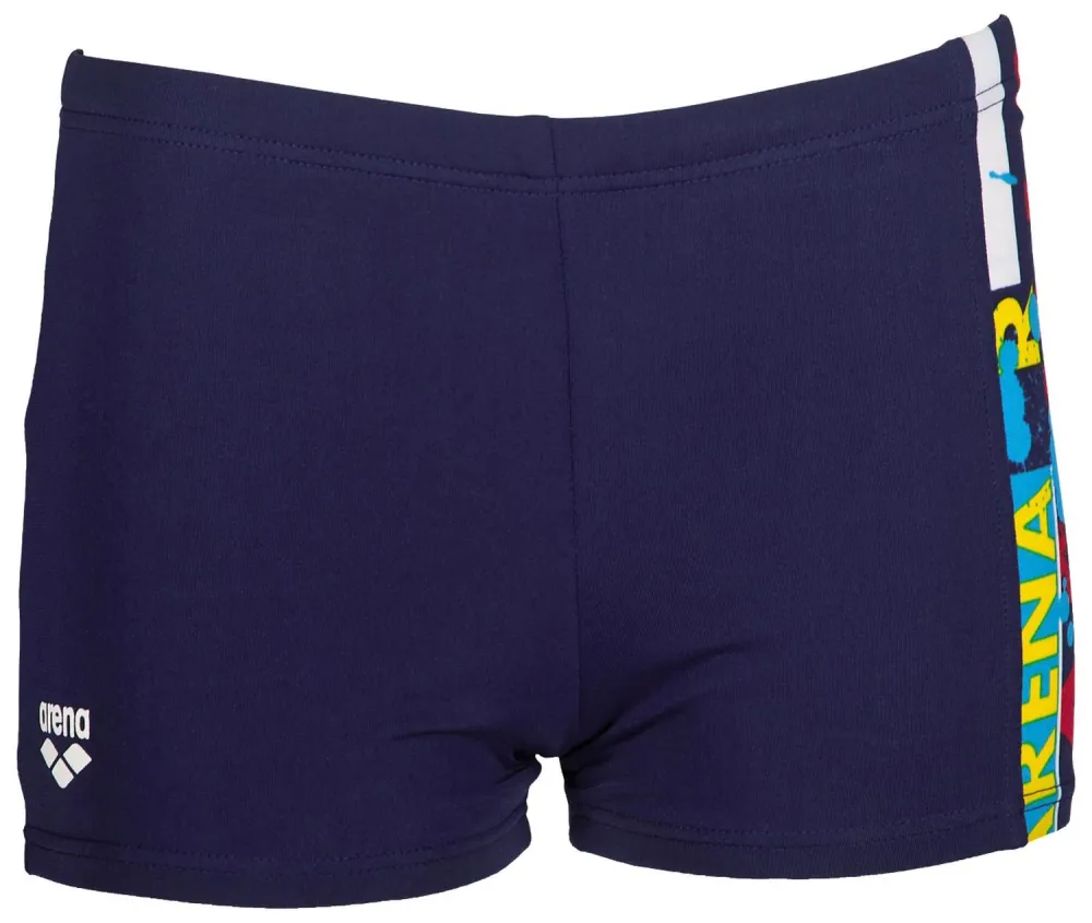 Traje de Baño arena Woodblock Jr Short Para Niño Azul