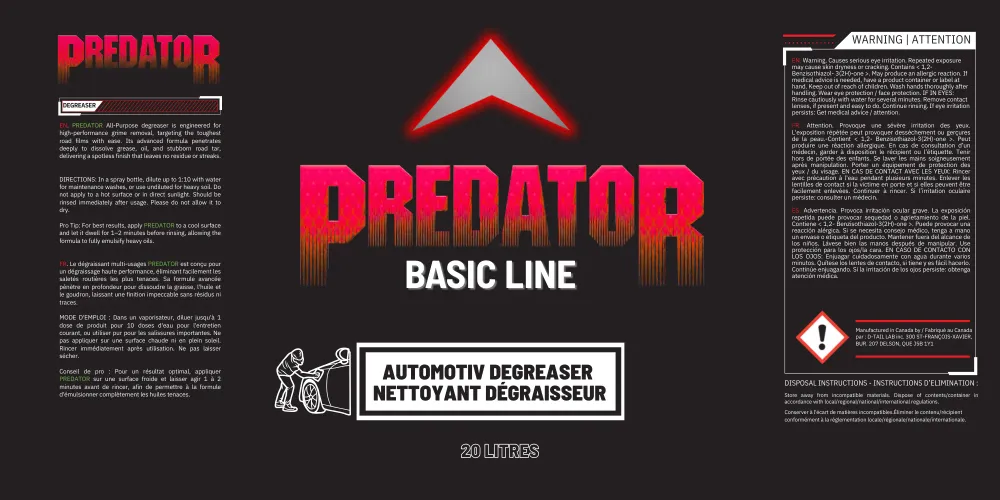 PREDATOR Carwash Degreaser