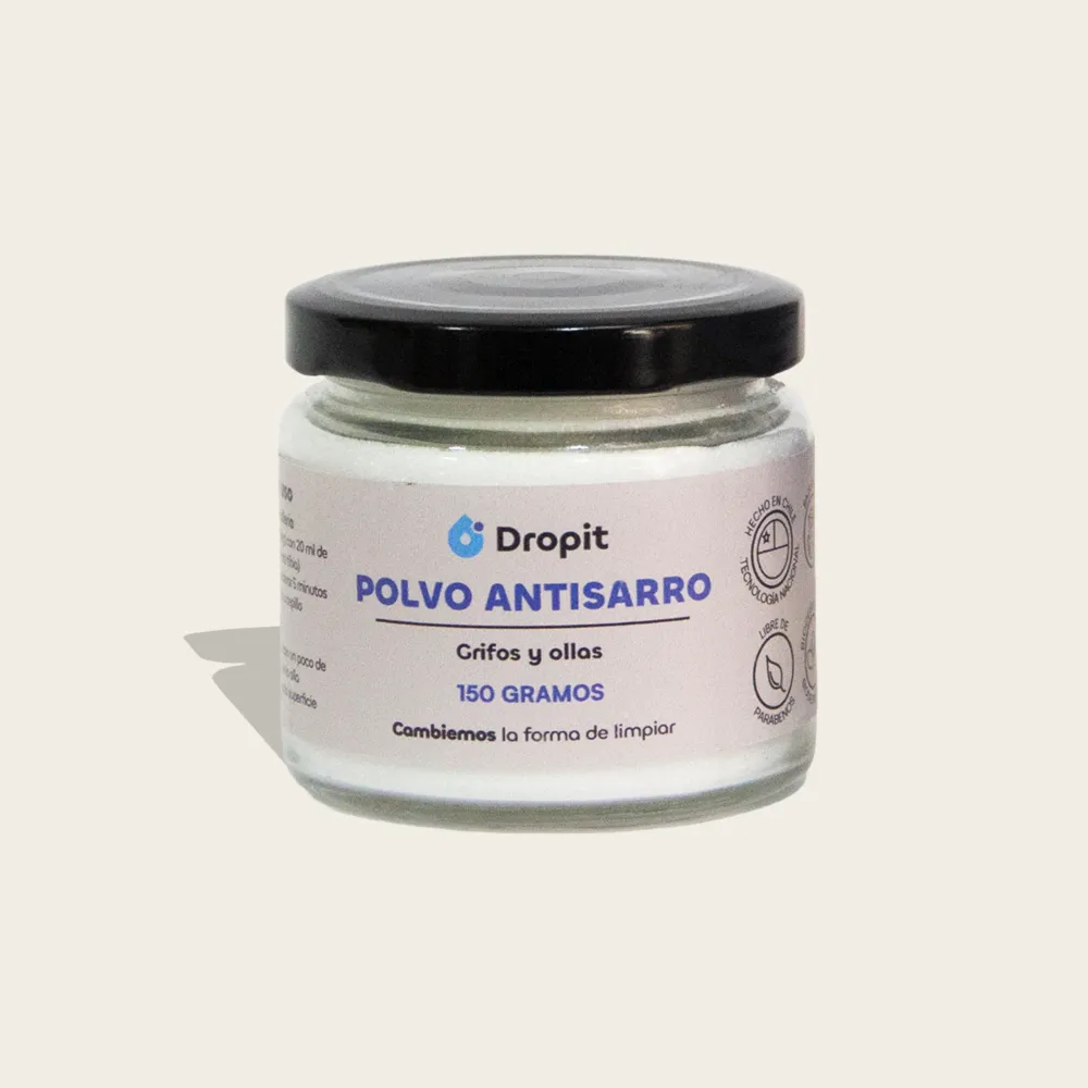 Polvo Anti Sarro para Superficies, Grifos y Ollas - 150gr