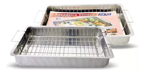 Asadera Con Rejilla De Aluminio Arary