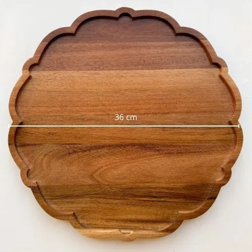 Bandeja de Madera Boho- Aura Casa Bohem
