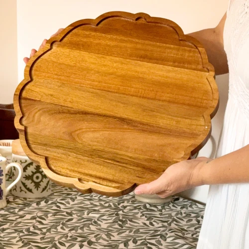Bandeja de Madera Boho- Aura Casa Bohem