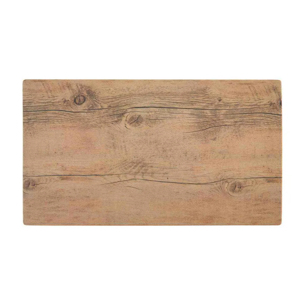 Bandeja estilo madera de melamina Fortessa