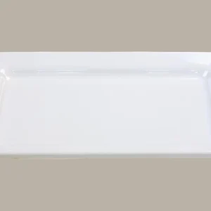 Bandeja Rectangular - 29,2 x 17,8 x 2,9cm / Blanca o Negra / 6 uds. Blanco