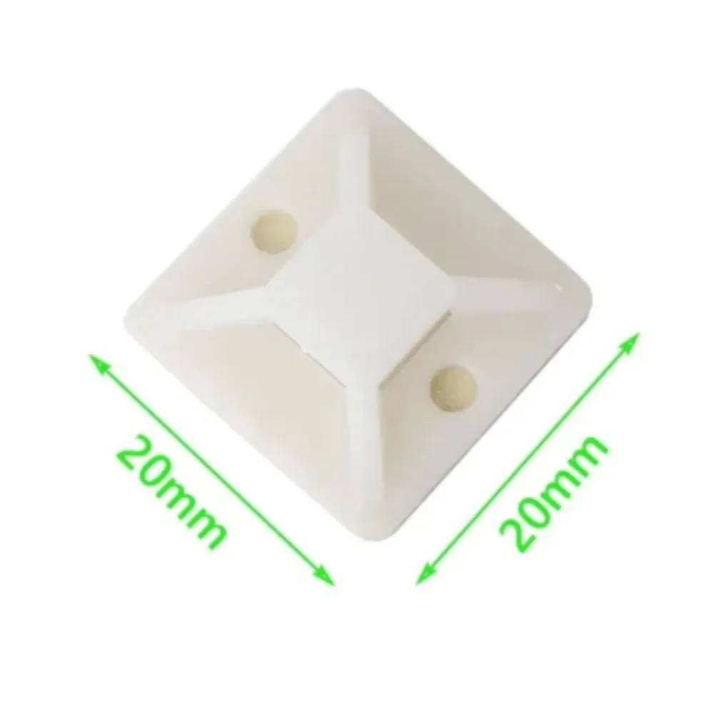 Base autoadhesiva natural 20*20mm 20 unidades Stanford
