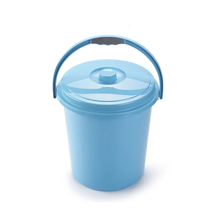 CUBO DE BASURA 21L Celeste PlasticForte