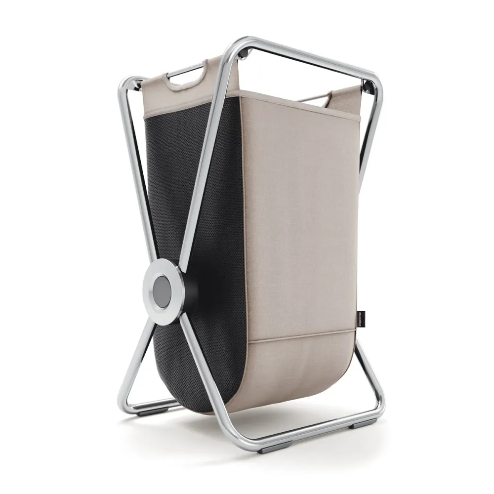 cesto para colada con soporte en x simplehuman