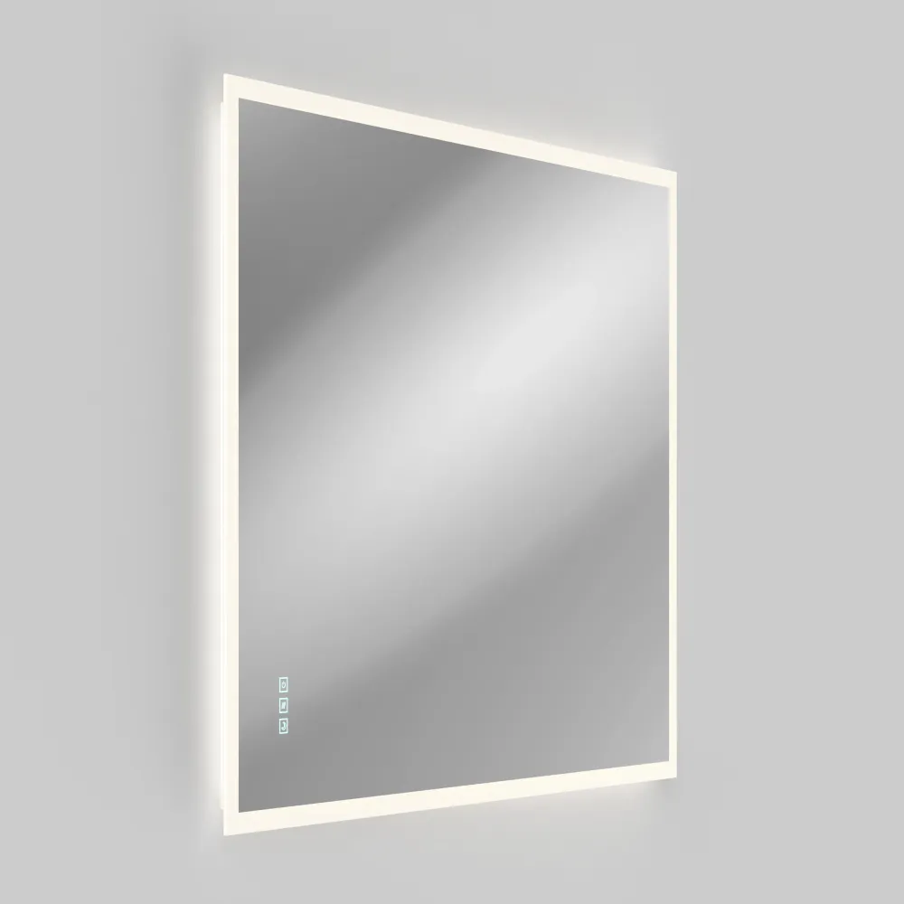 Espejo LED rectangular Mavis de 48" x 36", 3 TCC, con desempañador