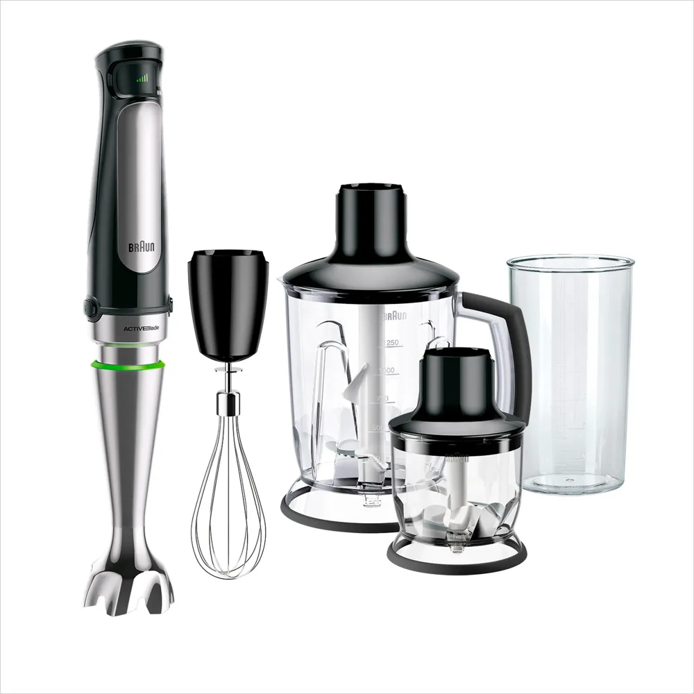 Licuadora de Inmersion Pimer 1000W MultiQuick 7 Active Blade Technology BRAUN