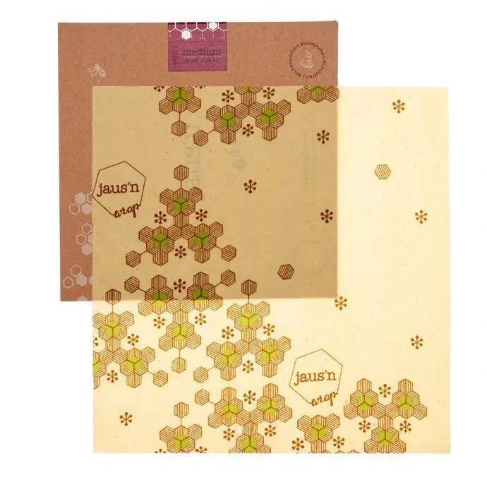 Beeswax wraps, telas enceradas para alimentos Jaus'n wrap
