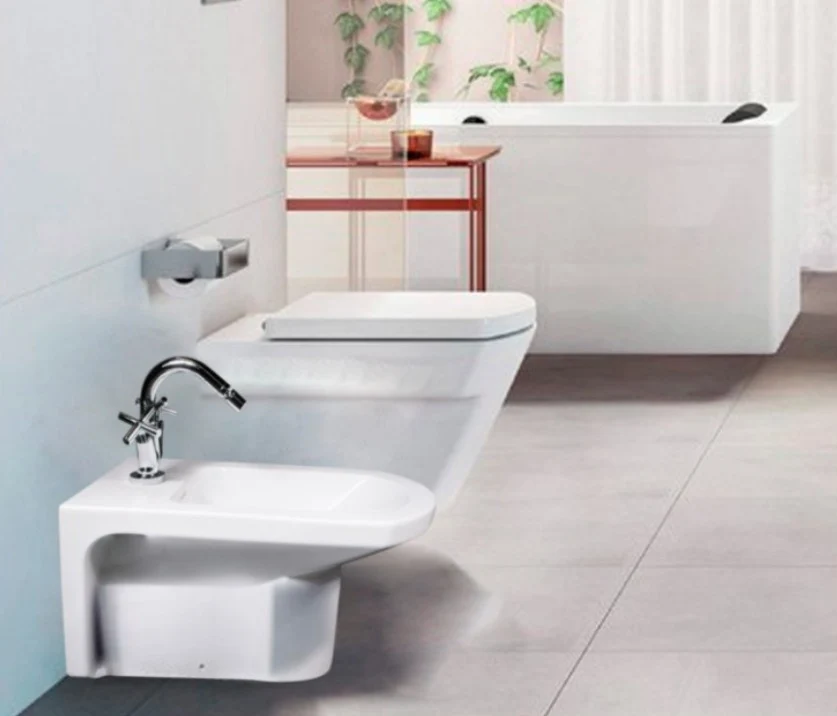 Paquete "Bidet piso con Monoblock" TECNOBATH