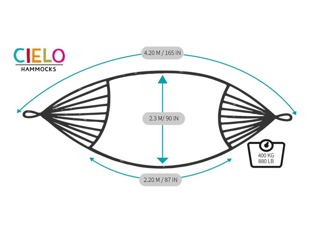 Boho, XL, DuraSun® CIELO HAMMOCKS