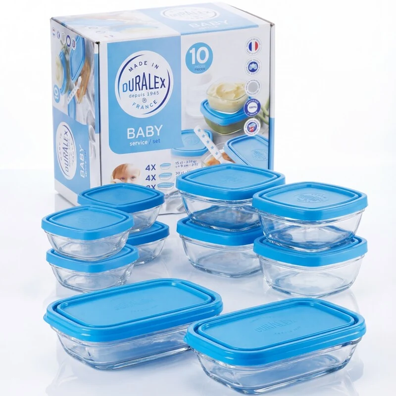 Set para bebés - 10 cajas de conservación para bebés Duralex® Boutique