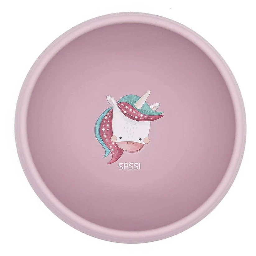 Bol de silicona -Sparkly el Unicornio Sassi