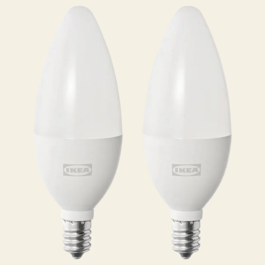 SOLHETTA BOMBILLO E12 450 LUMEN SET 2