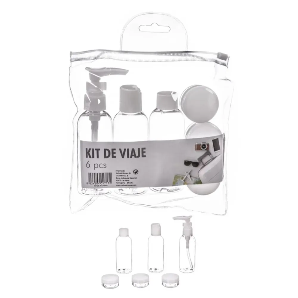 Kit de viaje 6 pcs NAHUEL HOME