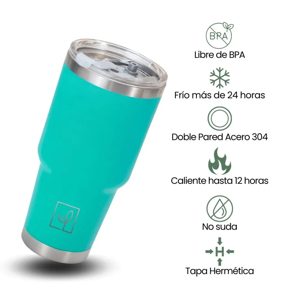 Fair Botella Vaso Térmico Active 900ml Celeste Fair Zero Waste