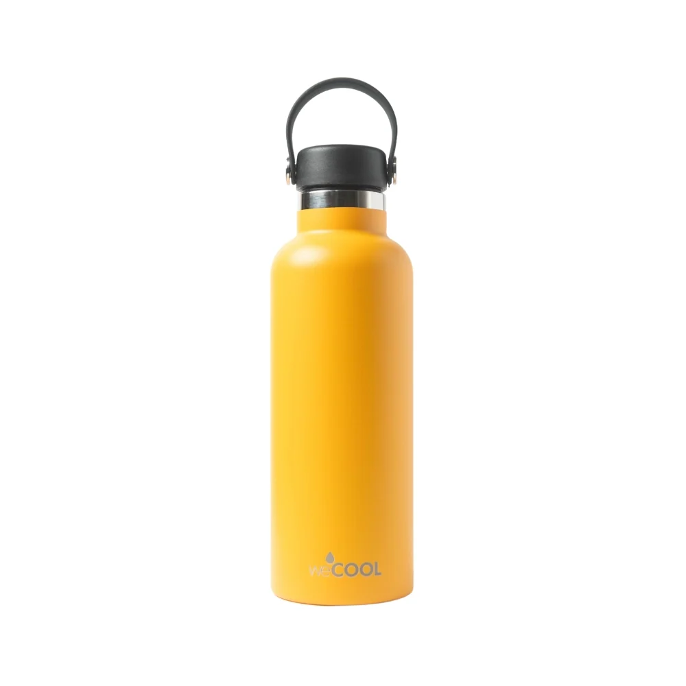 Botella Térmica 650 ml Acero Inoxidable Amarillo Wecool
