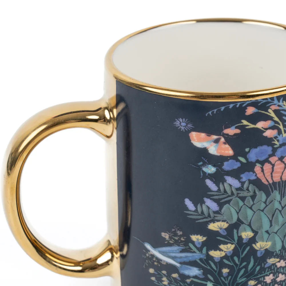 Taza Bloom Azul Tangerine