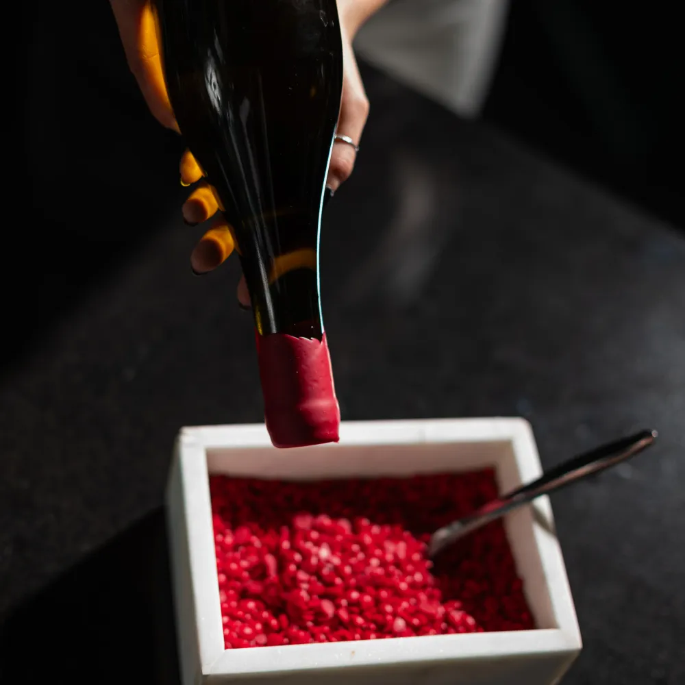Cera para sellar botellas Rojo