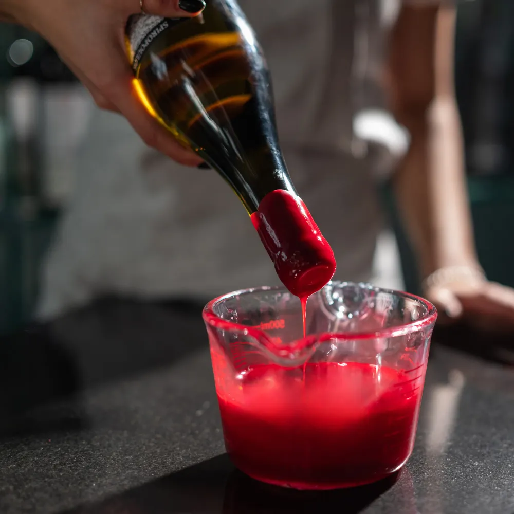 Cera para sellar botellas Rojo