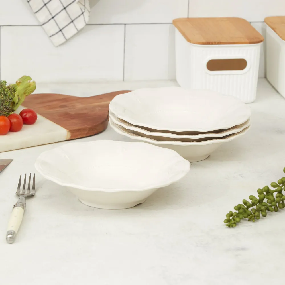 SET 4 BOWL MELAMINA FLORES (20,4cm) KLAPP
