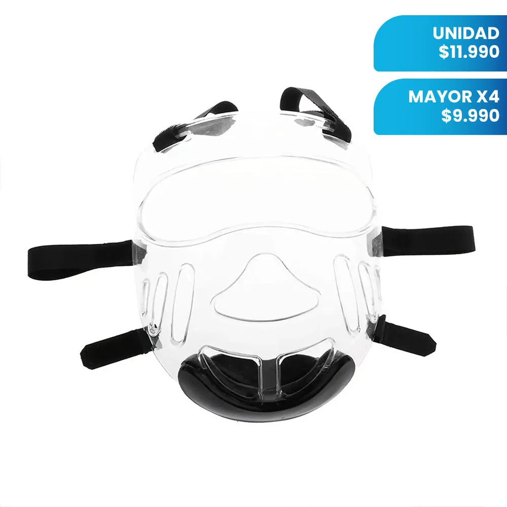 Pack X4 Mascara De Boxeo Mica Pequeñ WKF