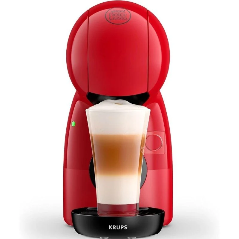 Cafetera Krups Dolce Gusto Piccolo XS | Roja | 15 Bares | Manual | Bebidas Calientes y Frías Depau