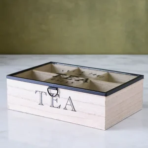 CAJA DE TE 6 CAVIDADES 24CM