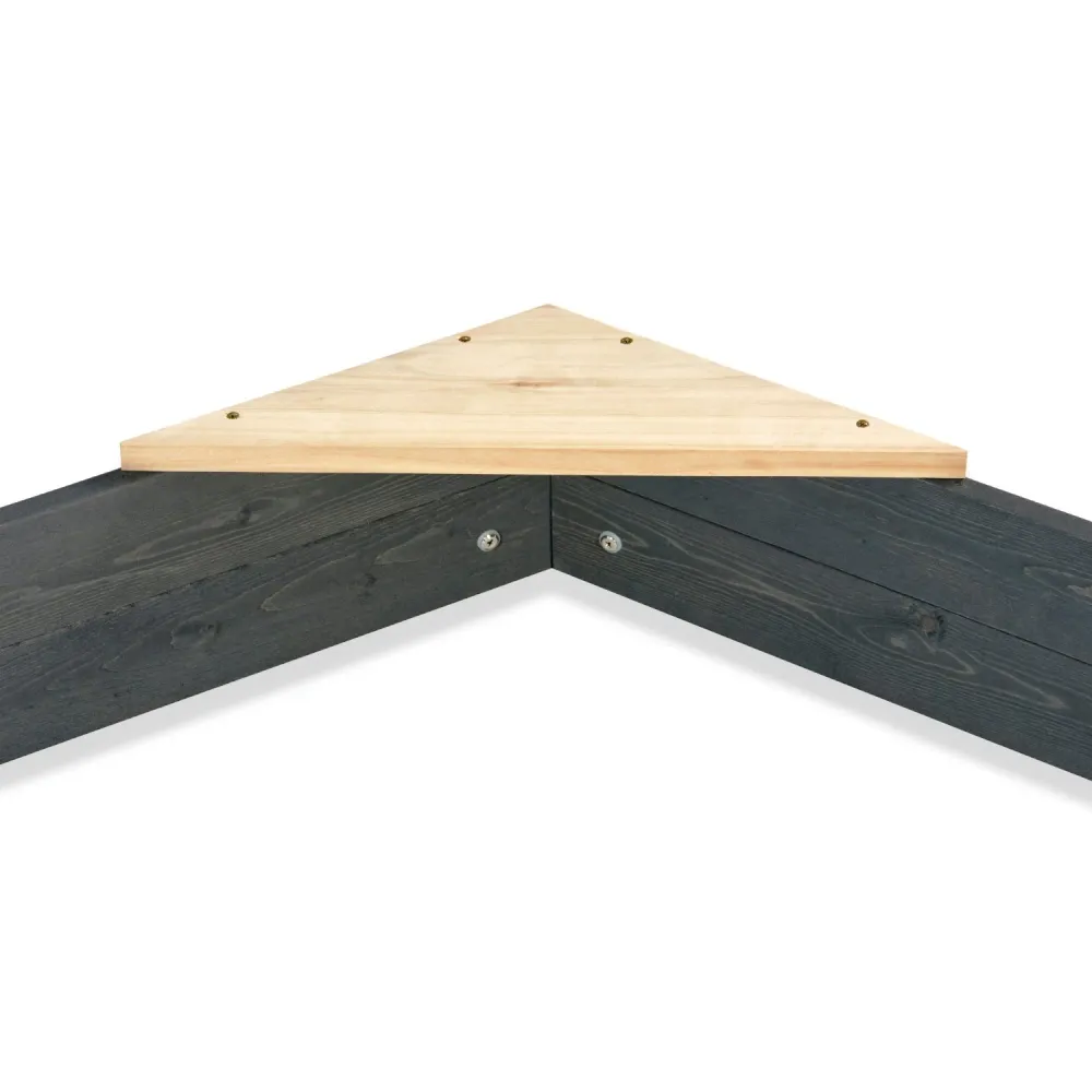 EXIT Aksent Arenero de madera hexagonal 160x140cm EXIT Toys