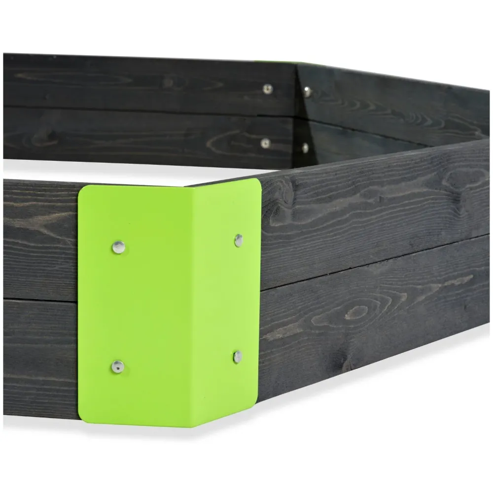 EXIT Aksent Arenero de madera hexagonal 160x140cm EXIT Toys