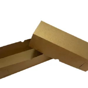 Caja Regalo Kraft Con Tapa 34.5x13.5x9 Cms C/2 Adosa