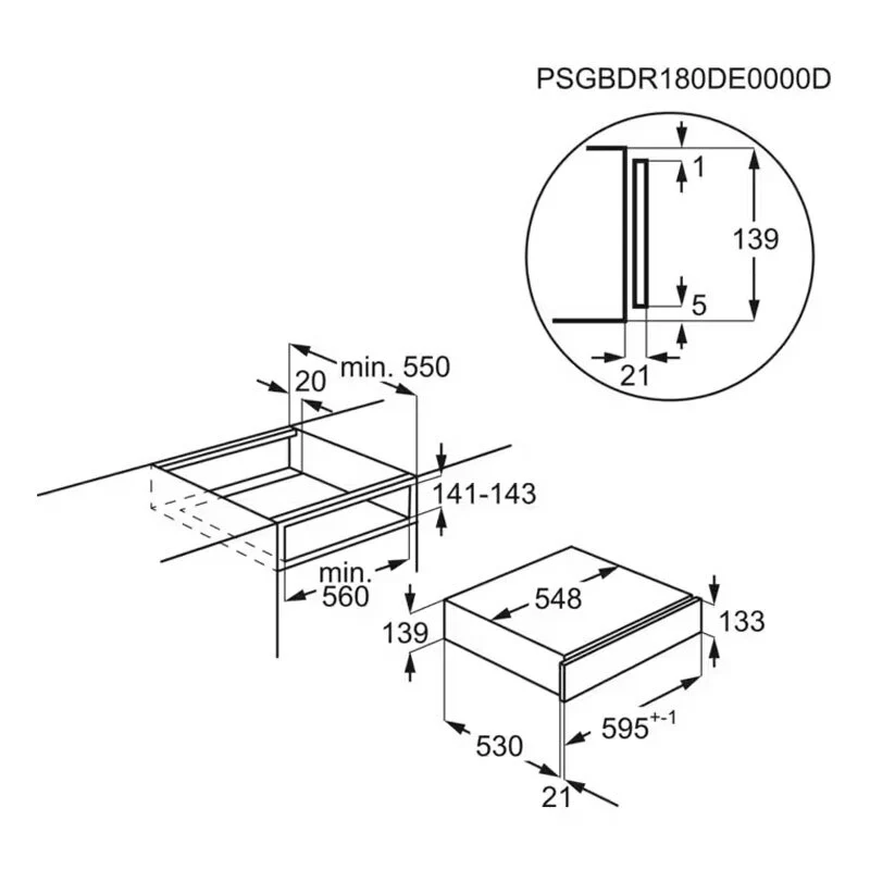 Calientaplatos Electrolux KBD4X