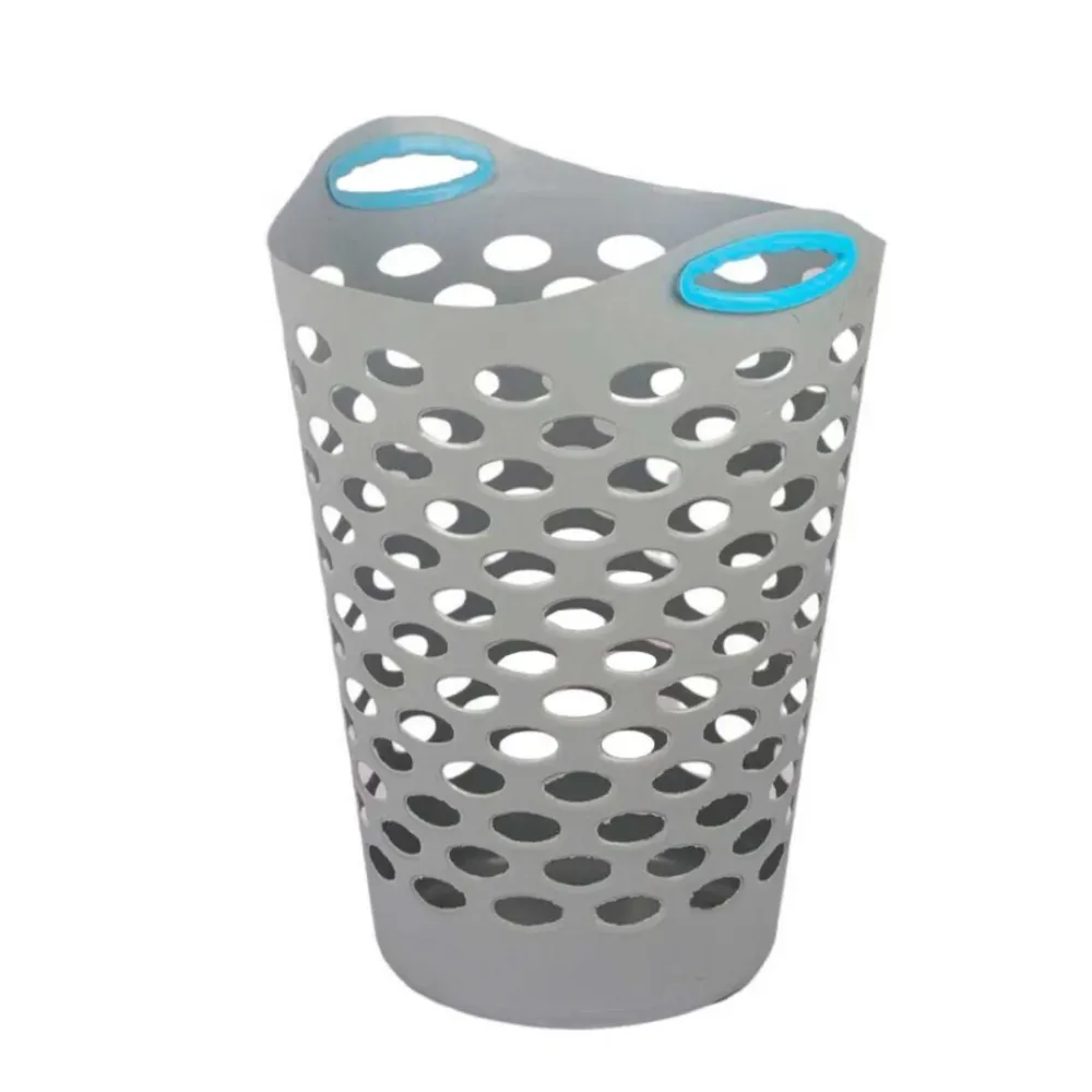 Cesto de Ropa Flexible Gris Color Plastic