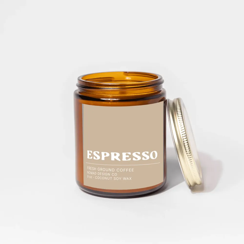 Espresso Jar Candle Nomad Design Co