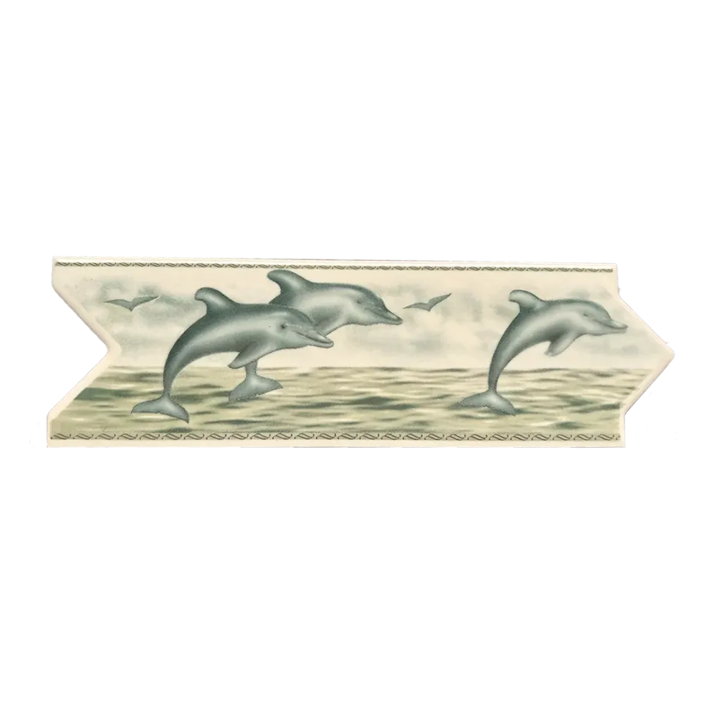 CENEFA 8 CM X 25 CM VARSOVIA II VERDE PIEZA ALCOBE