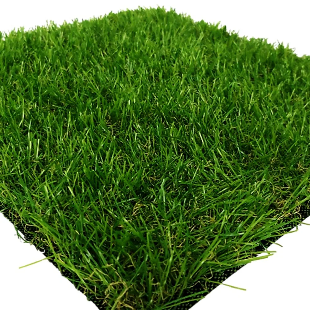 Césped artificial para jardín suave de aspecto natural con 4 tonalidades de verde Bonerva