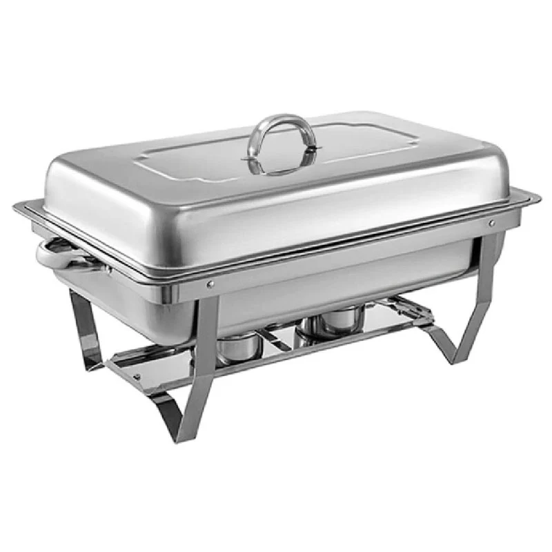 Chafer buffet rectangular de acero inoxidable de 9.5Lt RD ROYAL COOK