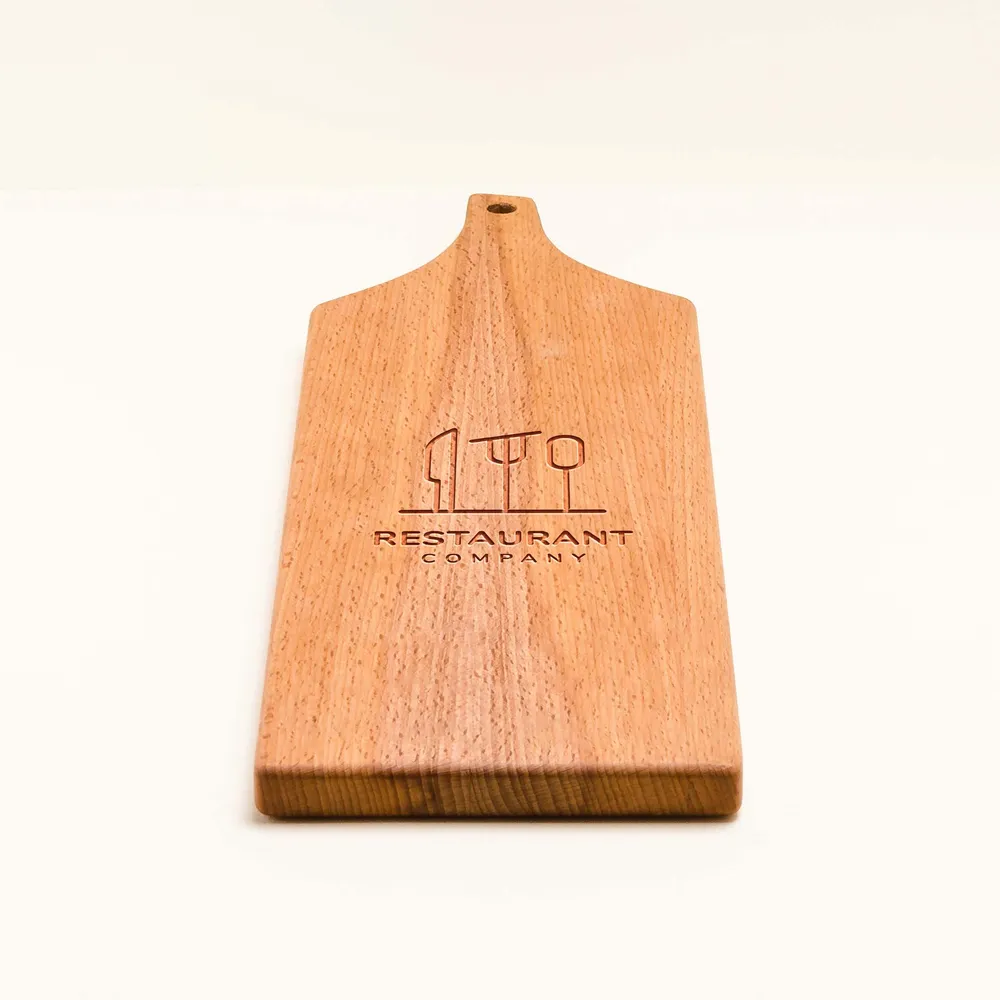 Tablas de Servir de Madera al por Mayor - Grabado de Logotipo para Hostelerí y Restaurantes