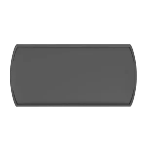 Caja de 6 piezas de Charola #6 Negro Mate 29 x 15 cm | Sedona