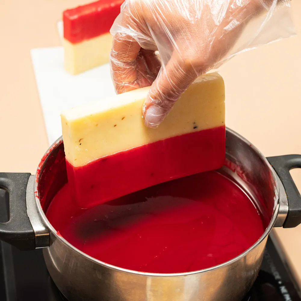 Cera de queso Rojo