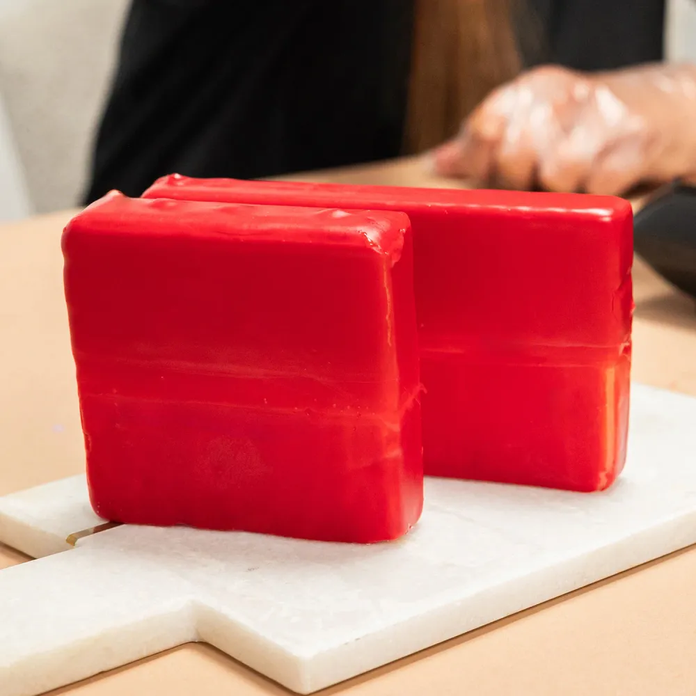 Cera de queso Rojo
