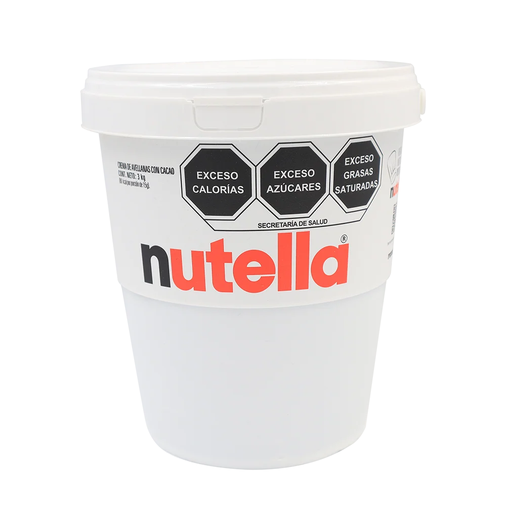 NUTELLA CREMA DE AVELLANAS CUBETA 3 KG