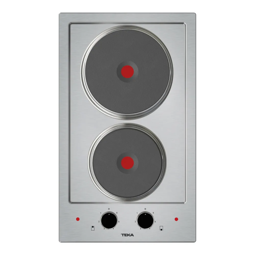 Placa Modular EFX 30.1 2P de 30 cm con 2 placas eléctricas blindadas TEKA