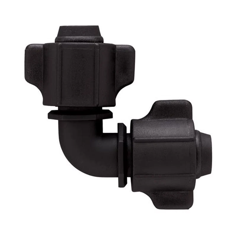 Accesorio de codo universal negro Orbit 67465 de 1/2"