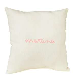 Cojin Vinilo Textil Blanco BabySweetandScrap