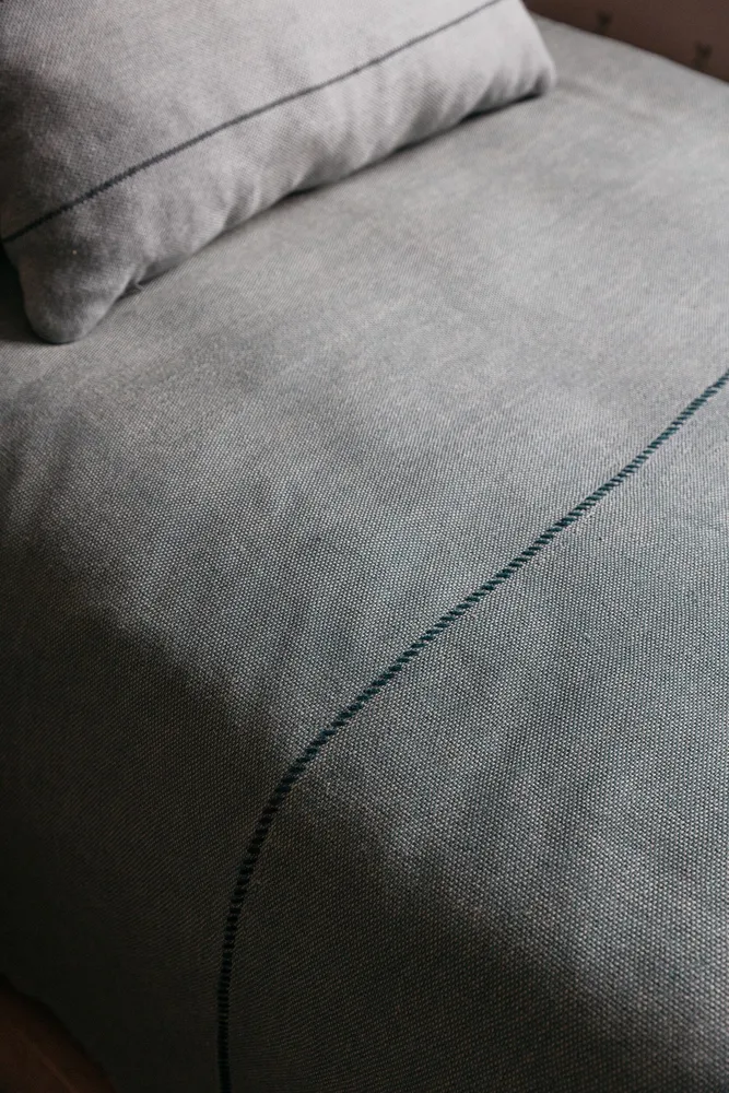 Colcha de lino con alpaca COLCHA TAFETÁN
